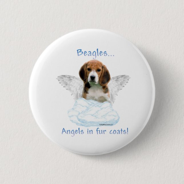 Ángel Beagle - Botón (Anverso)