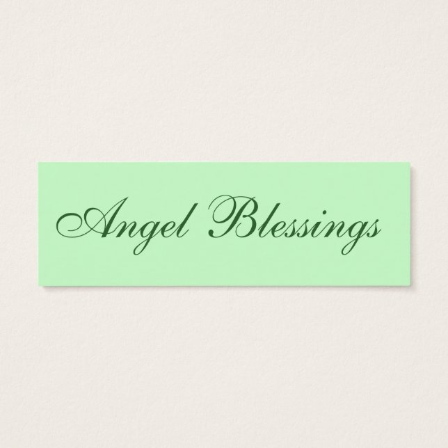Angel Blessings LOVE Note (Atrás)