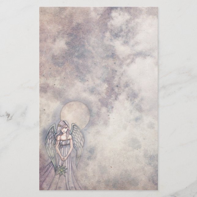 Ángel Bonito en Nubes Papelería (Anverso)