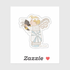 Angel Boy and Bee Pegatina