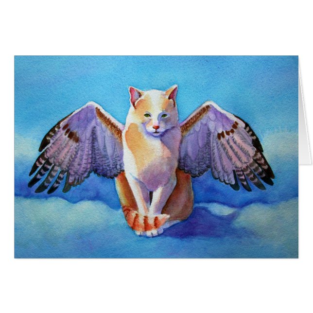 Angel Cat Red Tail Hawk (Anverso (Horizontal))
