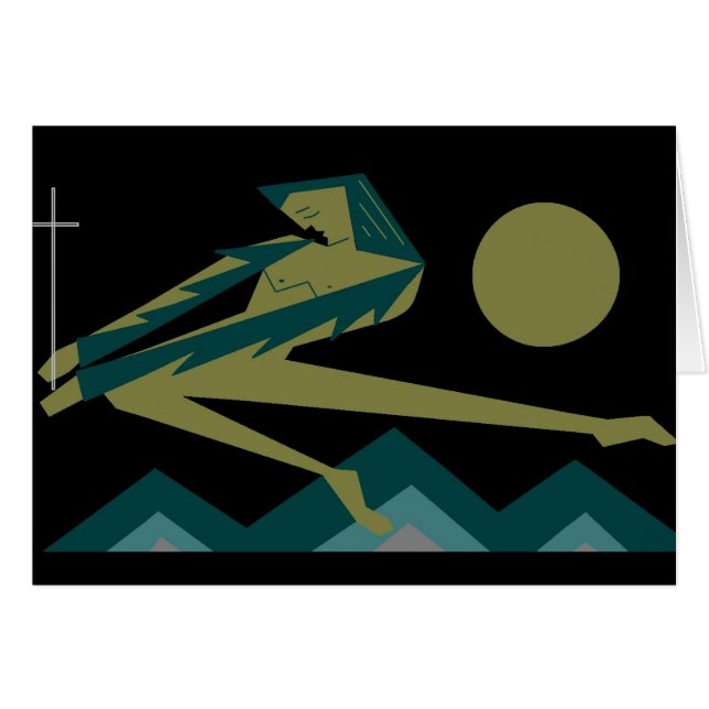 Ángel con Cruz (Anverso (Horizontal))