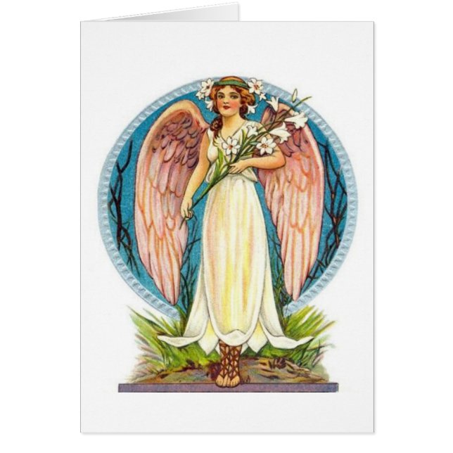 Ángel Con Flores De Lilly (Frente)