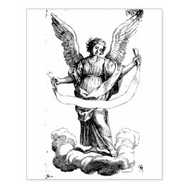 Ángel con sello de goma de Banderole