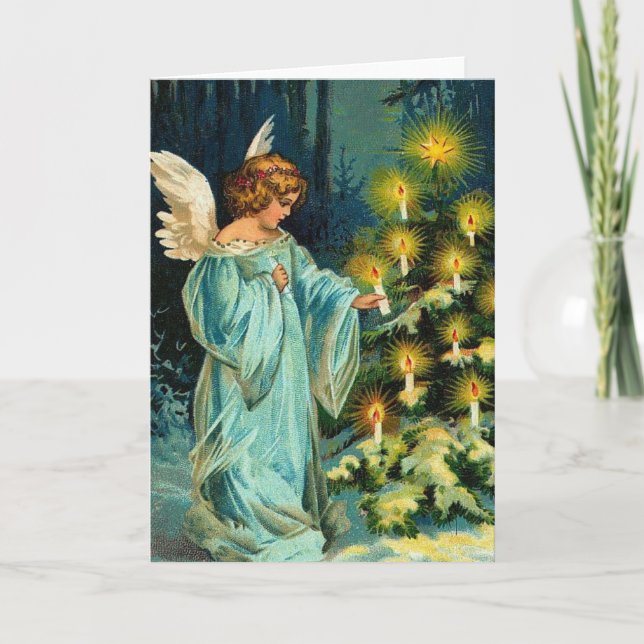 Ángel de árbol de Navidad (Anverso)