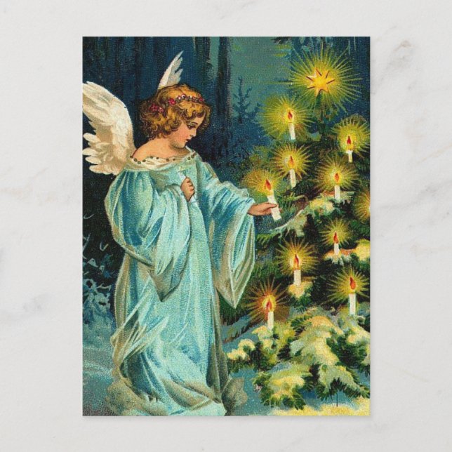 Ángel de árbol de Navidad (Anverso)