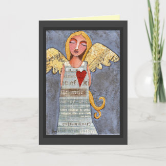 ANGEL de COURAGE - tarjeta de saludo angélica