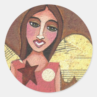 ÁNGEL de GUARDA - pegatinas del arte popular del