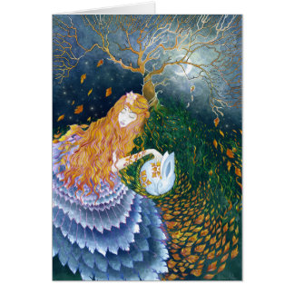 Ángel de la caída del otoño