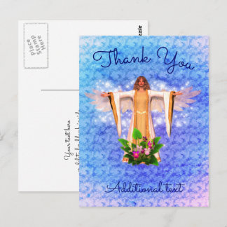 Ángel de la Guarda Gracias Tarjeta Postal Personal