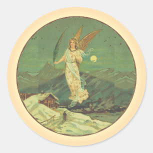 Ángel de la Guardia sobre el Pegatina de Ronda Clá