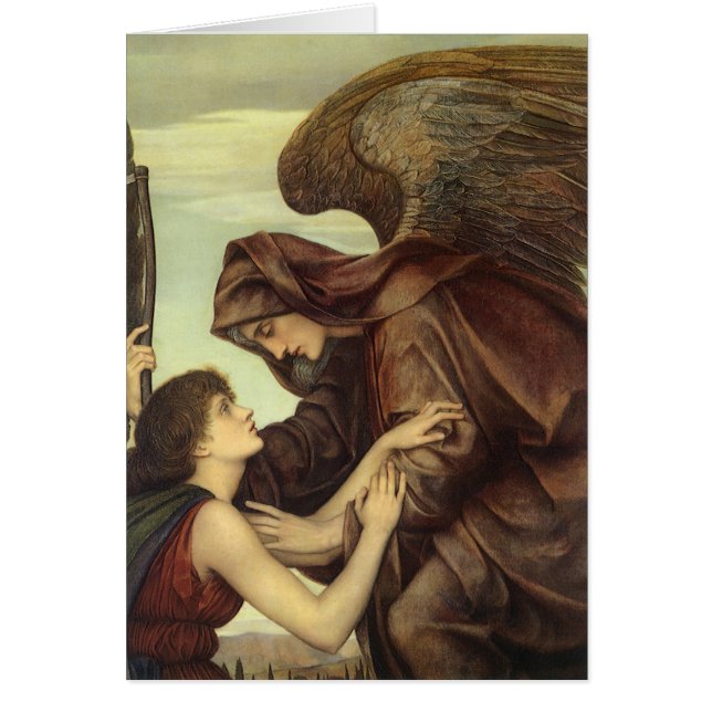 Ángel de la muerte por Evelyn De Morgan (Frente)