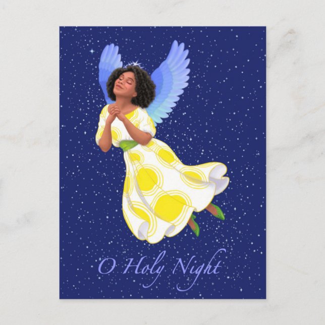 "Ángel de la Santa Noche". Postal (Anverso)