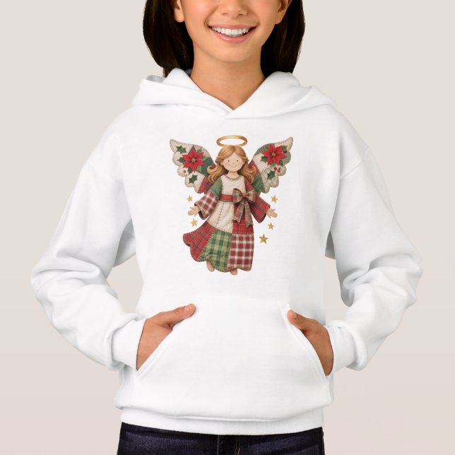 Ángel de Navidad con Estrellas Doradas (Anverso)