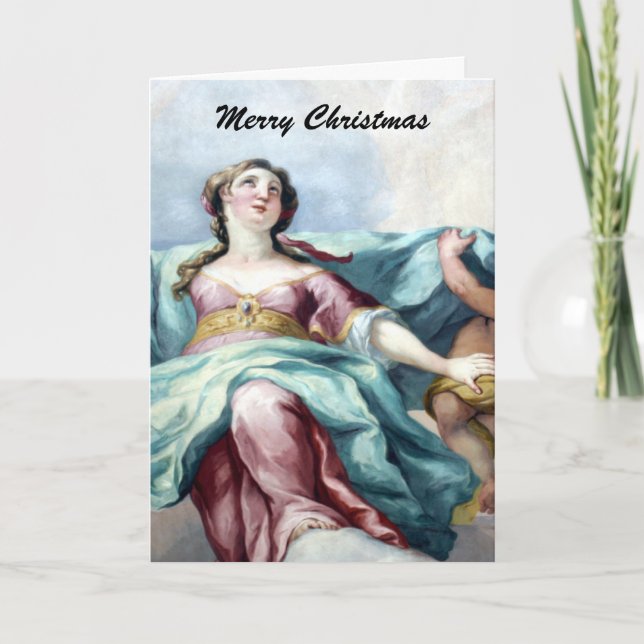 ángel de Navidad fresco (Anverso)