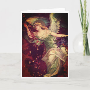 ÁNGEL DE NAVIDAD PARA TARJETA DE NAVIDAD O EN CUAL