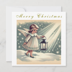 Ángel de Navidad vintage hermoso