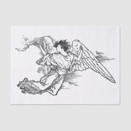 ANGEL de papel de tejidos