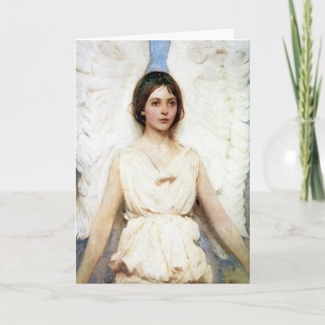 Angel de Thayer - Tarjeta de Navidades (Anverso)