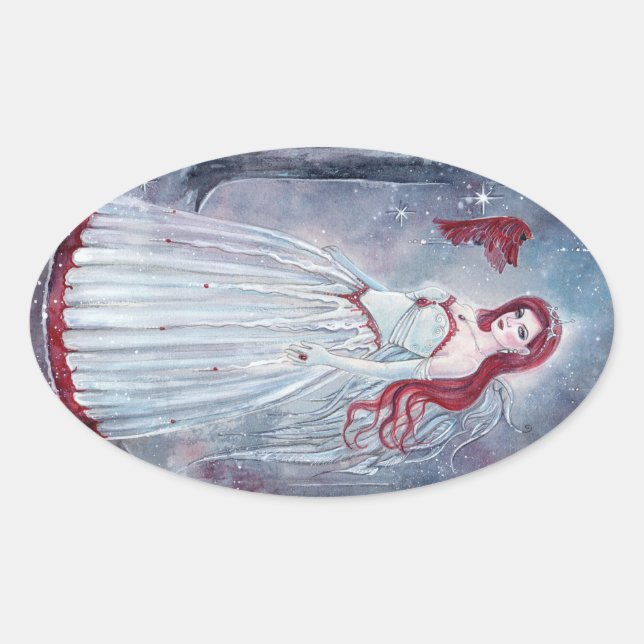 Ángel de vacaciones con pegatinas cardinales de Re (Anverso)