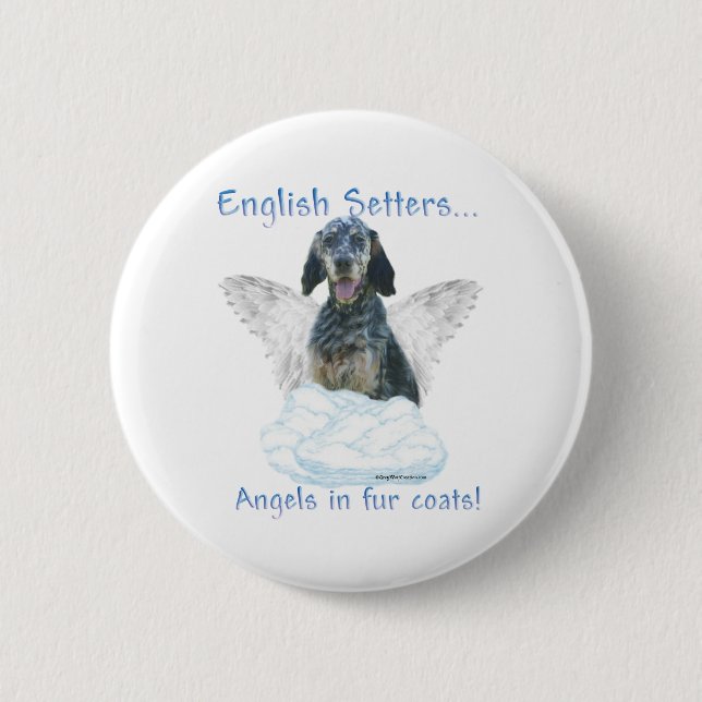 Ángel del asiento inglés - Botón (Anverso)