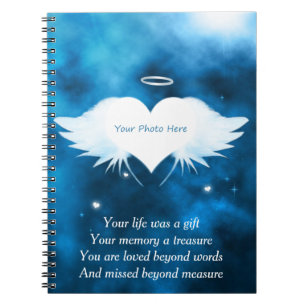 Ángel del cuaderno de la foto de HeartCustom