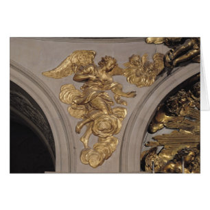 Ángel del estilo de Louis XIV, del arco
