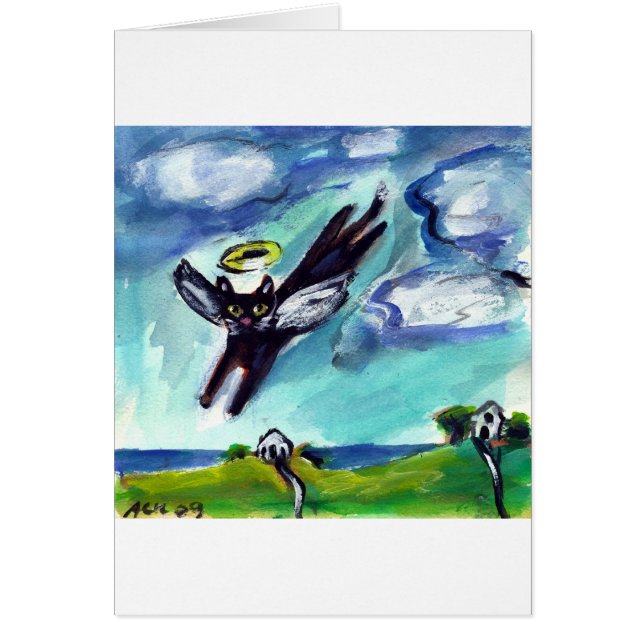 Ángel del gato negro (Frente)