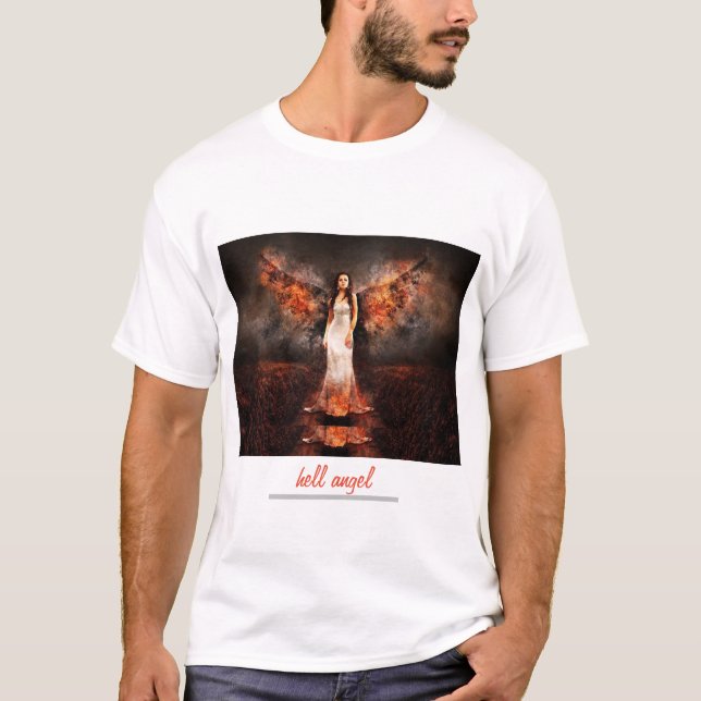 Ángel del infierno de la camiseta (Anverso)