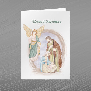 Ángel del Nacimiento de Navidad Acuarela