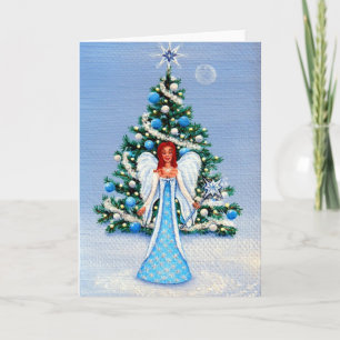 "Ángel del navidad blanco "
