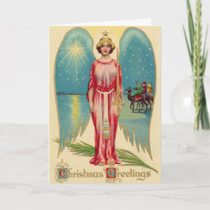 Ángel del navidad del Victorian