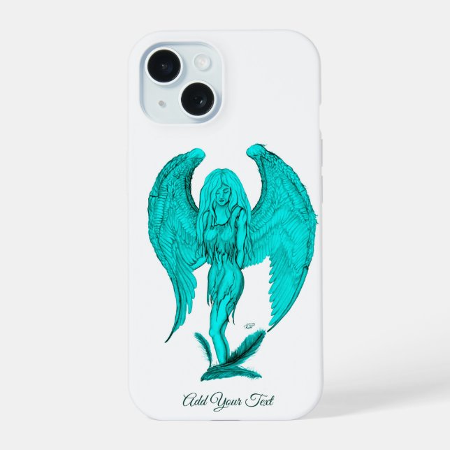 Ángel, diseño negro y verde (Reverso )