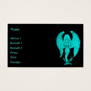 Ángel, diseño negro y verde