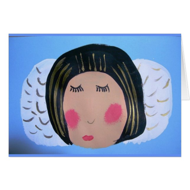 Ángel el dormir en el cielo (Anverso (Horizontal))