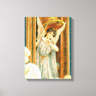 Ángel en el campanario arte vintage