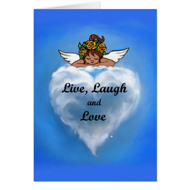 Ángel étnico vivo (Frente)