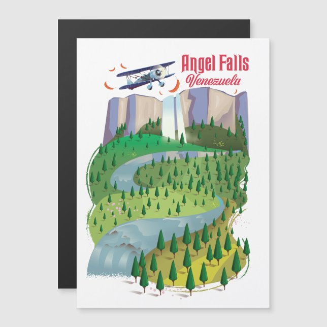 Angel Falls Venezuela (Anverso/Reverso)