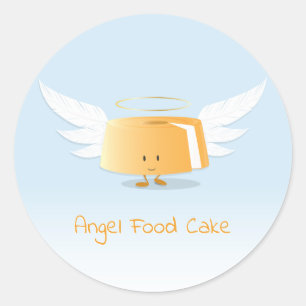 Angel Food Cake PEGATINA