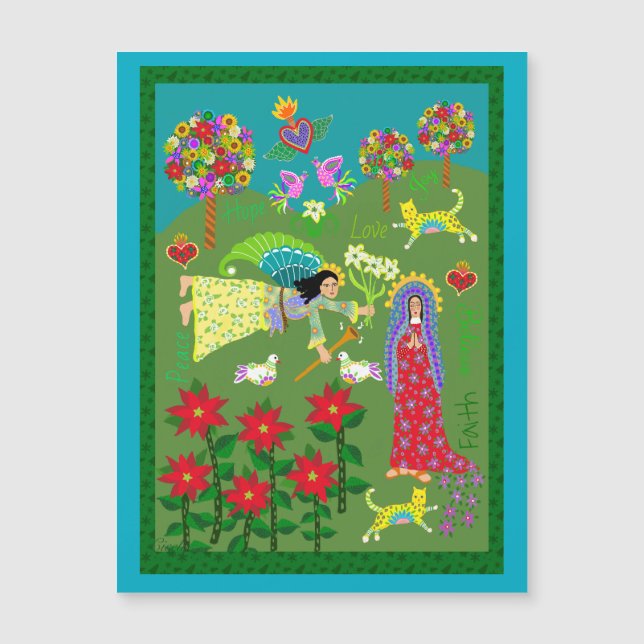 Angel Gabriel y la Anunciación de la Virgen María (Anverso)