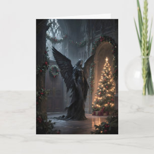 Ángel gótico en Navidad