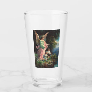 Ángel guardián protegiendo a los niños cerca de un