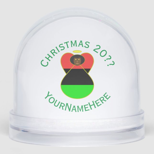 Ángel, Navidades de la bandera afroamericana (Anverso)