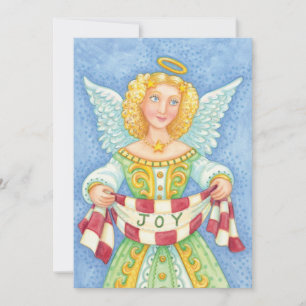 Ángel Navideño Angelical Lindo con Invitación de A