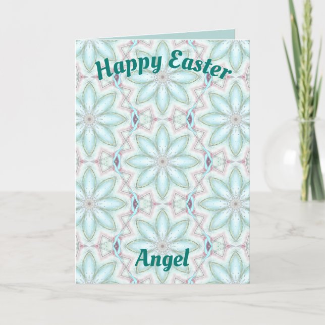 ANGEL ~ Patrón de tarjetas personalizadas de Pascu (Anverso)