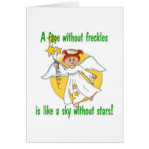 Ángel pecoso de la cara