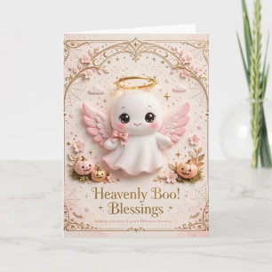 Ángel Pequeño y Lindo Tarjeta de Felicitación de H