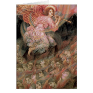 Angel Piping a las almas en el infierno por Evelyn