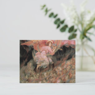 Angel Piping a las almas en el infierno por Evelyn