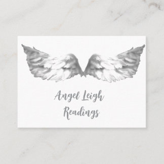 Ángel plateado, espiritual, Reiki, tarjetas de vis
